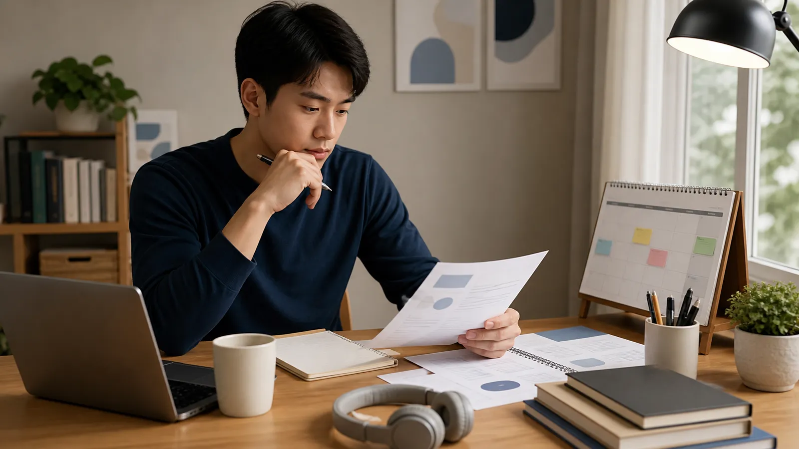 Người học lập kế hoạch ôn thi IELTS và TOEIC