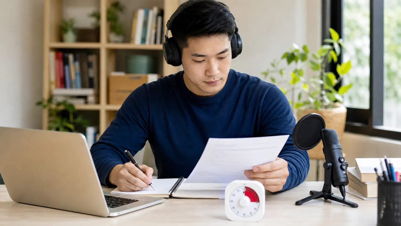 Luyện đủ bốn kỹ năng IELTS có bấm giờ