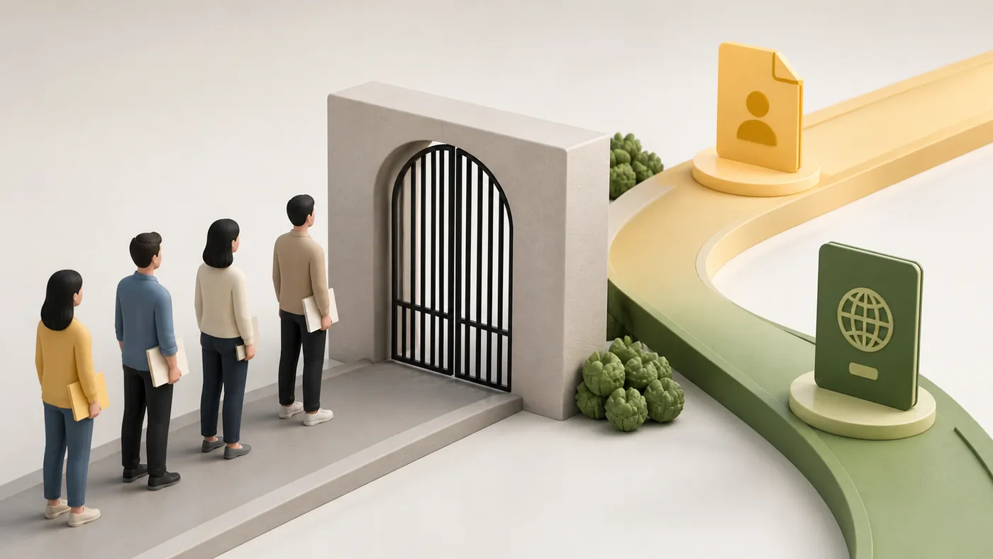 Hai nhánh xử lý quy trình visa 188